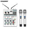 AOKEO AO-4 U stage wireless microphone one for two microphone family ktv handheld microphone home wireless audio microphone mixer one