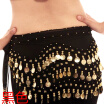 2017 High Quality New Cheap Belly Dancing Costume Hip Belt 128 Coins Belly Dance Waist Scarf for Women 13 Colors Available