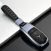 Digaren Mercedes-Benz car key case E-class new E200L E300L E320L Maybach S-class s450l key cover protective shell men&women sky gray fashion braided rope buckle