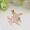 Promotion 2 Planes Broches brooch women CZ Crystal Scarf Lapel Pins Accessory Airline Stewardess Aviation Occupation Brooches