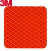 3M reflective stickers universal safety warning scratched stickers bicycle electric safety warning car stickers square 55cm 10 fluorescent yellow green