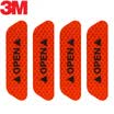 3M reflective stickers door safety warning car stickers 2593cm 4 pieces