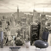 New York Black And White City Landscape Wallpaper Personalized Customization Dining Room Living Room Office 3D Mural Wallpaper