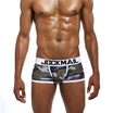 JOCKMAIL mens boxer briefs camouflage nylon boxer briefs fashion sexy breathable quick-drying