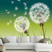 Custom Mural Wallpaper For Wall 3D Straw Beautiful Fresh Dandelion Photo Mural For Room TV Sofa Backdrop Non-woven Wall Cover