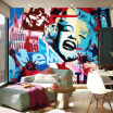 Personalized Customization 3D Stereo Color Graffiti Photo Mural Wallpaper Restaurant KTV Bar Creative Wall Decor Papel De Parede