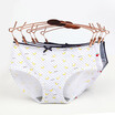 Langsha womens underwear womens cotton sexy large size waist comfort womens pants 5 gift box style one 165 L