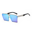 Fashion Oversized Square Men Sunglasses Hot Popular Women UV400 Gradient Vintage Brand Designer Eyeglasses Frames Rimless Glass