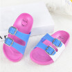 New 2018 fashion buckle baby childrens slippers cute cartoon slippers summer boys girls beach slippers home kids shoes