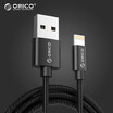 ORICO LTF-20 Apple Charging&Data Transfer Cable 2m Black Quick Charge iPhone8X5S6s7PlusiPad Air Mini