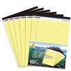 KAISA KAISA KS-01971 white legalpad American paper with tape 50 pages 127 203mm 3 installed