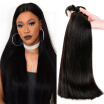 YAVIDA Hair 3 Bundles Brazilian Virgin Hair Straight Weave 7A Unprocessed Brazilian Straight Virgin Hair Free Shipping Human Hair