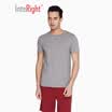 INTERIGHT bottoming shirt male modal cotton round neck short sleeve bottoming shirt white L