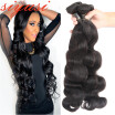 4 Bundles Brazilian Body Wave Brazilian Virgin Hair 7A Grade Virgin Unprocessed Human Hair 100g Brazilian Hair Weave Bundles