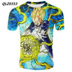 Multi-style Seven Dragon Ball Anime Print T-shirt Mens Fashion Short-sleeved Casual T-shirt Summer Cool Cotton T-shirt