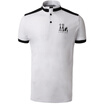 Mens Casual Short Sleeve Stand Collar T Shirt