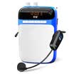 Soaiy S-708 UHF Wireless Amplifier High-power Bee Bee loudspeaker Teaching Dedicated Teacher Guide Card Portable Digital Player Moonlight Blue