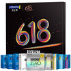Jessica condom condom 618 family portrait custom gift box 26 adult supplies imported sets of ultra-thin ultra-slim large particles lasting