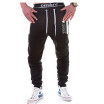 New mens sports pants fashion printed cotton trousers running fitness casual pants