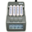 Opus BT-C700 NiCd NiMh LCD Digital Intelligent 4-Slots Battery Charger -