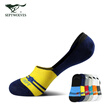 Seven wolves socks mens casual cotton socks fashion boat socks 6 pairs of 91335 sports models