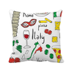 Italy Landscape The Leaning Tower of Pisa Square Throw Pillow Insert Cushion Cover Home Sofa Decor Gift