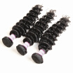 Racily Hair Deep Wave Peruvian Hair 3 Bundles Natural Black 100 Unprocessed Human Hair Extensions