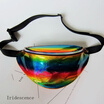 Womens Fanny Pack PU Laser Purse Waist Chest Bag Girls Hip Bag Punk Party Bag