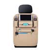 Antarctic nanJiren car storage bag car folding table set car seat back storage bag upgrade version hanging bag storage bag coffee color