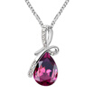 Water Drop Necklace Pendants Crystal from Austrian Elements Women High Quality Necklace Fashion Jewelry 8315