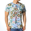 Mens Summer Tree Printed Short Sleeve Shirt