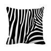 Zebra Animal Art Grain Illustration Pattern Square Throw Pillow Insert Cushion Cover Home Sofa Decor Gift