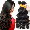 CLAROLAIR Hair Brazilian Virgin Hair 4 Bundles Loose Wave Loose Wave Virgin Hair Brazilian Hair Virgin Brazilian Loose Wave