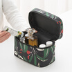 Portable cosmetic case multi-function large capacity portable storage bag travel business storage bag wash bag flower night