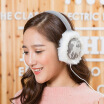 New Plush Female Winter Earmuff Warm Ear Muffs Headphones Girls Earmuffs Music Earphone Ear Warmers Protector Fur Headphones