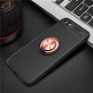 Iphone 78 Luxury Metal Ring Magnetic Bracket Shockproof Cooling TPU Phone Case