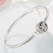 2018 Authentic 925 Sterling Silver Classic Chain Bangle & Bracelet Luxury Original Jewelry for Birthday Gift
