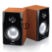 dostyle SD206 Wooden 20-channel desktop speaker stereo 3-inch speaker 35mm Universal audio interface