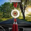 Boliliang BLLP car pendant car decoration ornaments car white jade ornaments safety buckle jade pendant rearview mirror car with Buddha in my heart BL601 green