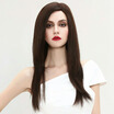 Brazilian Straight Human Hair Wig Black Color Lace Front Wigs For Women