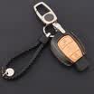 Huashi Mercedes-Benz GLA key bag Mercedes-Benz GLA leather key set key ring protective cover modified special 2 key wine red all-inclusive