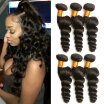 CLAROLAIR Hair Virgin Unprocessed Hair Peruvian Wet And Wavy Hair Peruvian Virgin Hair Beauty Plus Hair Peruvian Loose Wave 3 Bund