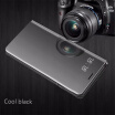 Huawei Mate 9Mate 9 Pro Luxury Slim Mirror Flip Shell Stand Leather Smart Clear View Window Cover Phone Case