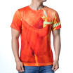 Mens Fashion Summer Printed Short Sleeve Shirt