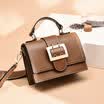 POLO ladies shoulder bag fashion trend pin buckle crossbody bag simple retro mobile handbag 340523 black