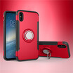 Apple Iphone X Armor Car Magnetic Suction Ring Bracket Silicon TPU Hard PC Phone Case