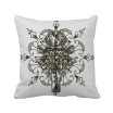 Religion Christianity Church Black Flower Square Throw Pillow Insert Cushion Cover Home Sofa Decor Gift