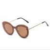 New Arrival Fashion Women Sunglasses Oversized Diamond Decorative Unique Rimless Women Diamond Sharp Glasses Brand Eyewear