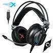 Siberian XIBERIA V10 Gaming Gaming Headset 71 Channel Headband Subwoofer 7 Glowing Computer Headset Eating Chicken Jedi Survival Red