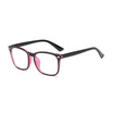 New Fashion Computer Glasses Frame Women Men Anti-blue Radiation Protection Flat Mirror Square Frame Eyeglasses With glasses box